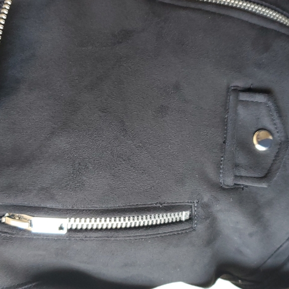 Zara Basic Outer ware faux suede jacket NWOT - Picture 9 of 13